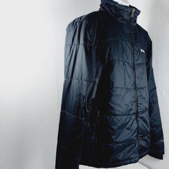 Columbia Men's Black Omni-Heat Interchange Padded Puffer Jacket Size L - Picture 4 of 14